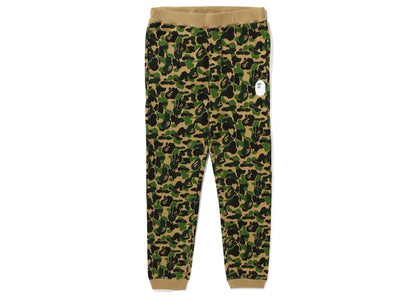BAPE ABC Camo Crystal Stone Sweat Pants Green