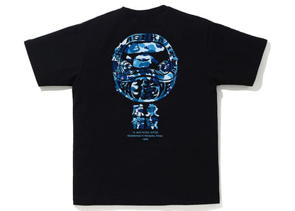 BAPE ABC Camo Daruma Tee Black/Blue