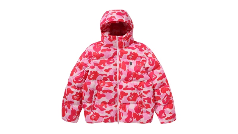 BAPE ABC Camo Down Jacket (FW25) Pink