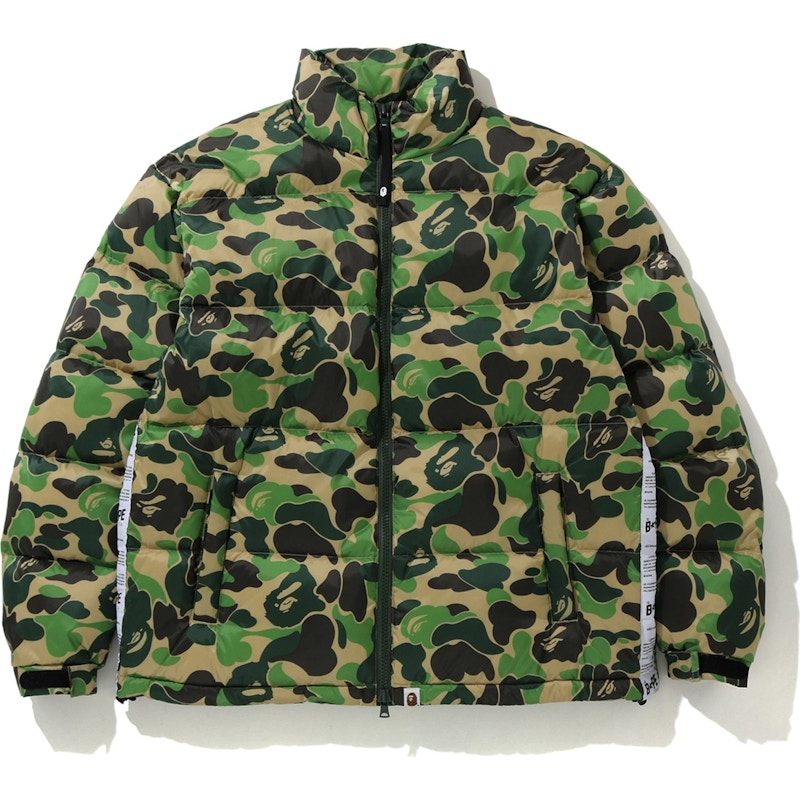 BAPE ABC Camo Down Jacket Green