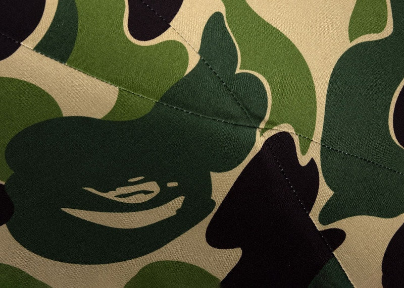 BAPE ABC Camo Fabric Modernica Fiber Shell Chair Green