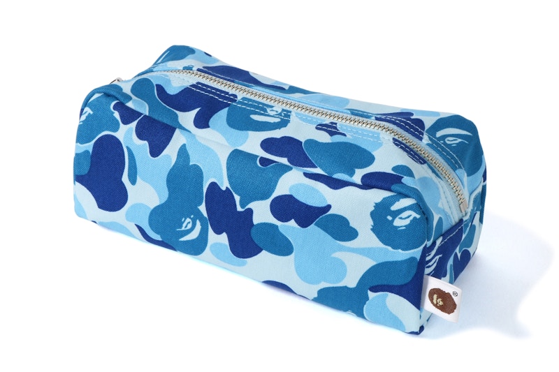BAPE ABC Camo Flight Pouch Blue