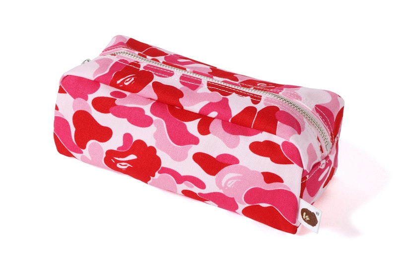 BAPE ABC Camo Flight Pouch Pink