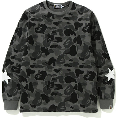 BAPE ABC Camo L/S Tee Black