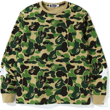 BAPE ABC Camo L/S Tee Green