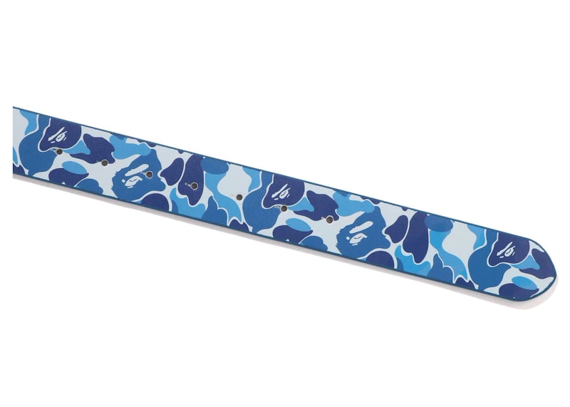 BAPE ABC Camo Leather Belt Blue