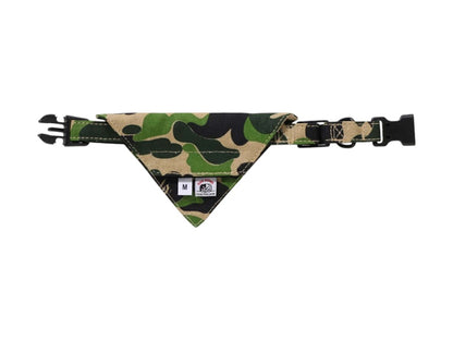 BAPE ABC Camo Medium Dog Bandana Green