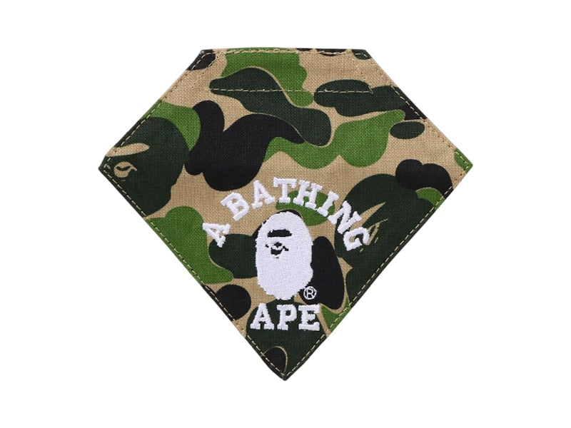 BAPE ABC Camo Medium Dog Bandana Green
