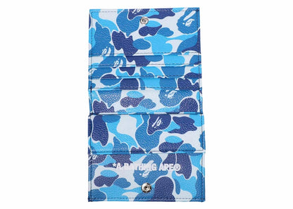 BAPE ABC Camo Mini Wallet Blue