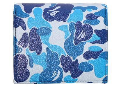 BAPE ABC Camo Mini Wallet Blue