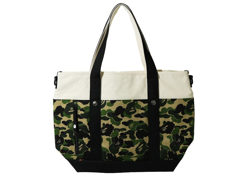 BAPE ABC Camo Mom's Tote Bag Green