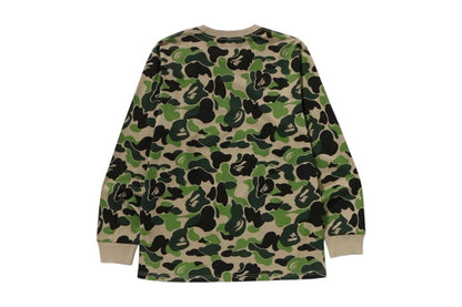 BAPE ABC Camo NYC One Point L/S Tee Green