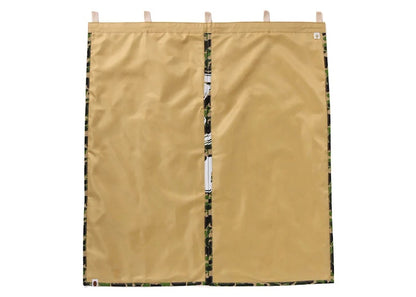 BAPE ABC Camo Noren Curtain Green