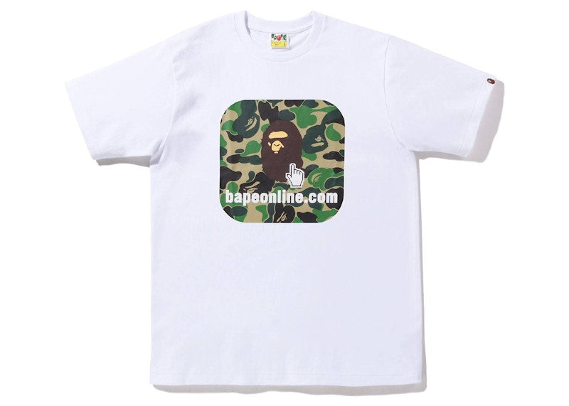 BAPE ABC Camo Online Exclusive Tee White