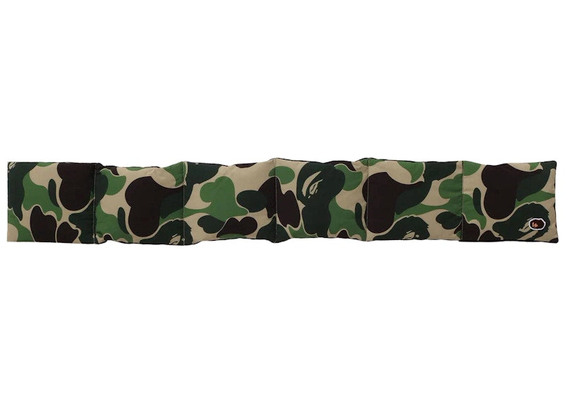 BAPE ABC Camo Pocket Fleece Scarf Green