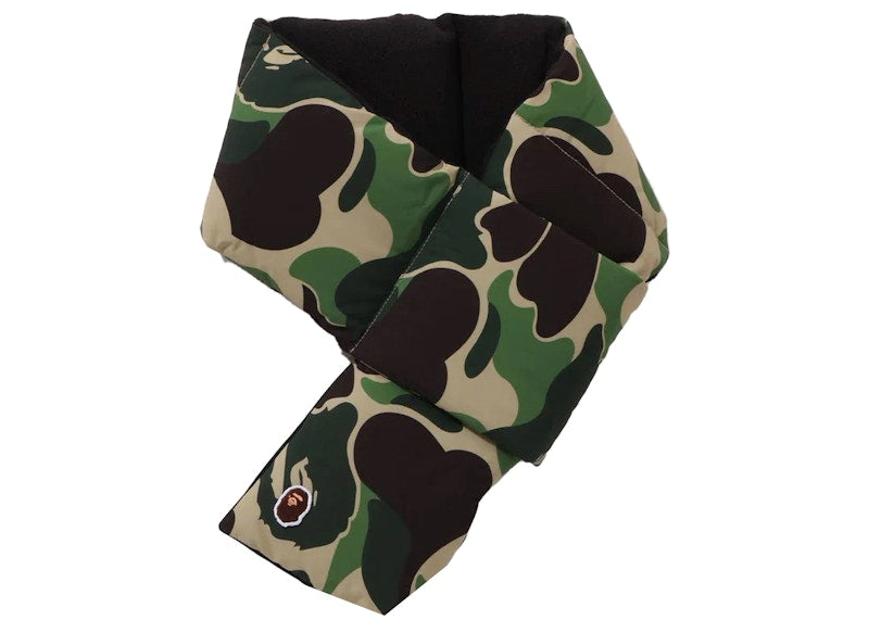 BAPE ABC Camo Pocket Fleece Scarf Green