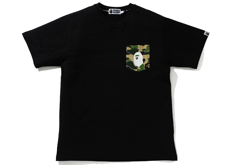 BAPE ABC Camo Pocket Tee Black/Green