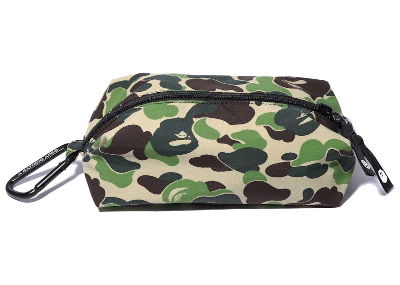 BAPE ABC Camo Pouch Green