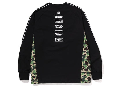 BAPE ABC Camo Pullover L/S Jersey Black Green