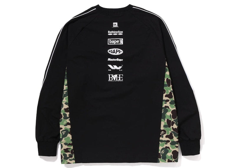 BAPE ABC Camo Pullover L/S Jersey Black Green