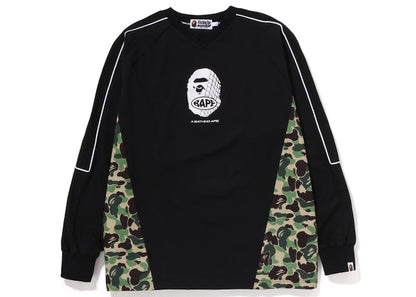 BAPE ABC Camo Pullover L/S Jersey Black Green