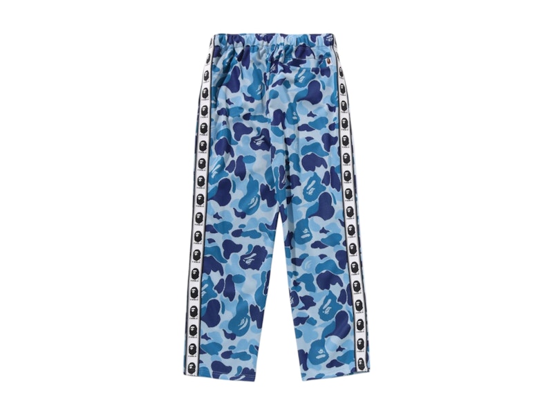 BAPE ABC Camo Relaxed Fit Track Pants Blue