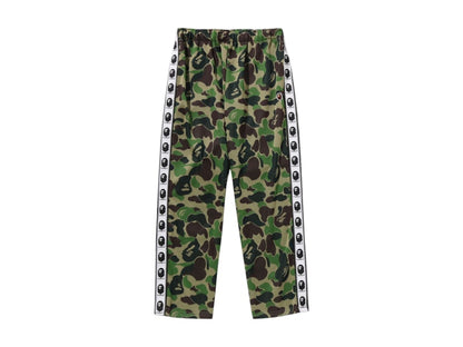 BAPE ABC Camo Relaxed Fit Track Pants Green