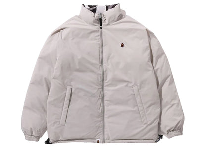 BAPE ABC Camo Reversible Down Jacket Gray