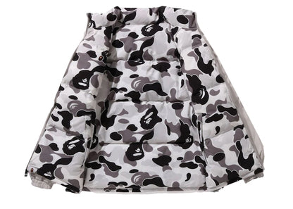 BAPE ABC Camo Reversible Down Jacket Gray