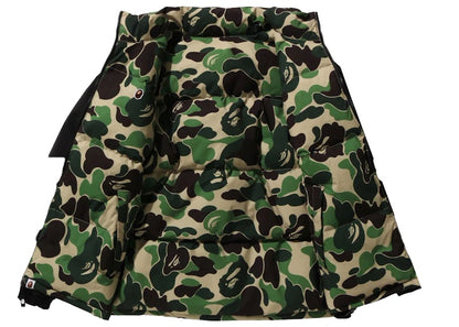 BAPE ABC Camo Reversible Down Jacket Green