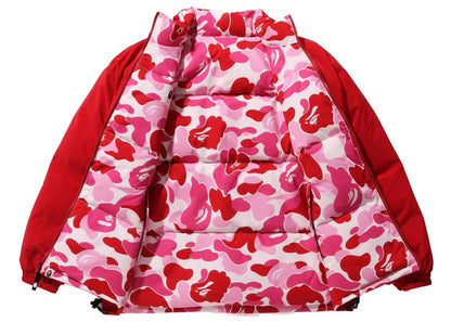 BAPE ABC Camo Reversible Down Jacket Pink