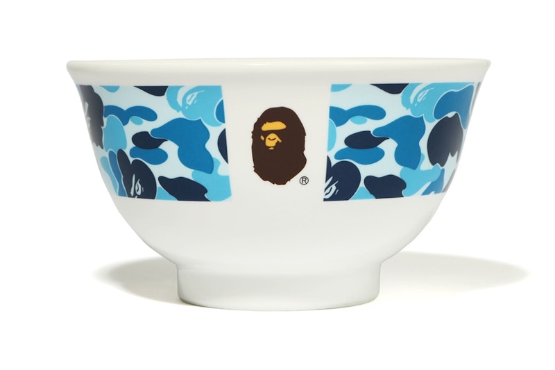 BAPE ABC Camo Rice Bowl Blue