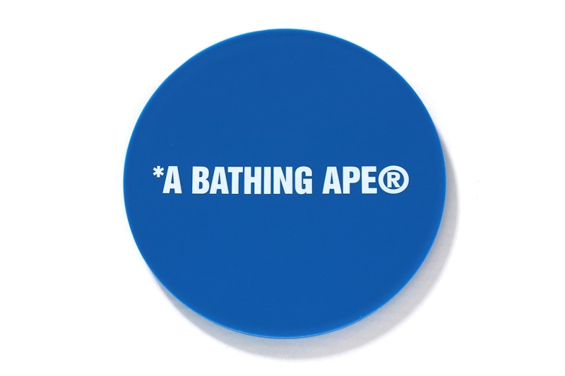 BAPE ABC Camo Rubber Coaster Blue