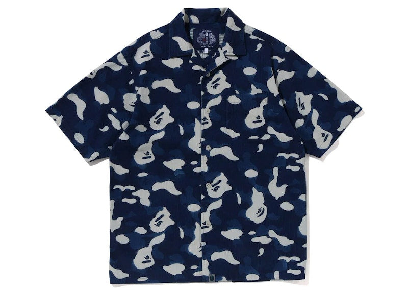 BAPE ABC Camo S/S Shirt Indigo