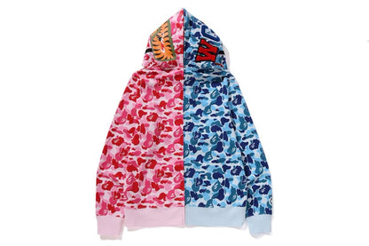 BAPE ABC Camo Separate Shark Full Zip Hoodie Blue