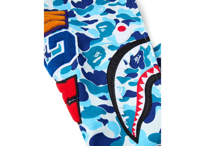 BAPE ABC Camo Shark Full Zip Hoodie Blue