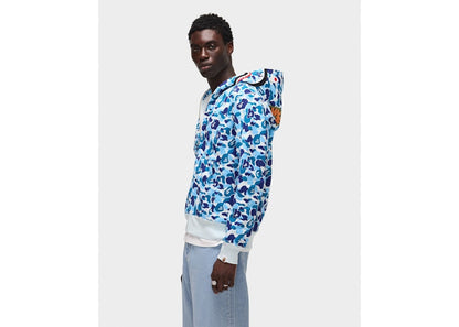 BAPE ABC Camo Shark Full Zip Hoodie Blue