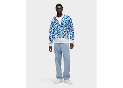 BAPE ABC Camo Shark Full Zip Hoodie Blue