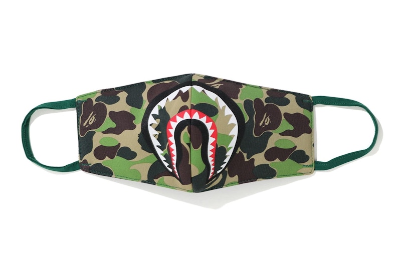 BAPE ABC Camo Shark Mask (SS20) Green
