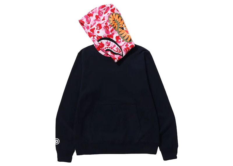BAPE ABC Camo Shark Pullover Hoodie Navy