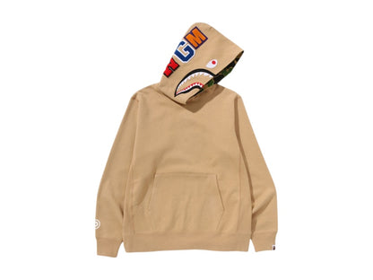 BAPE ABC Camo Shark Pullover Hoodie (SS25) Beige