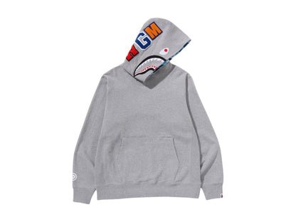 BAPE ABC Camo Shark Pullover Hoodie (SS25) Gray