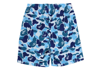 BAPE ABC Camo Shark Sweat Shorts Blue