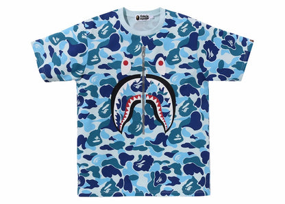 BAPE ABC Camo Shark Tee Blue