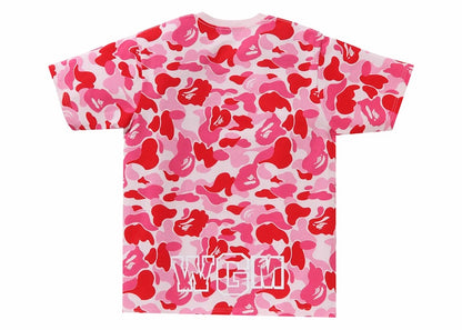 BAPE ABC Camo Shark Tee Pink