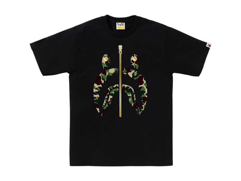 BAPE ABC Camo Shark Tee (SS25) Black/Green