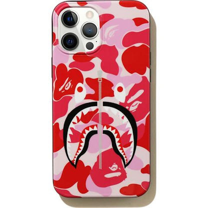 BAPE ABC Camo Shark iPhone 12 Pro Max Case Pink