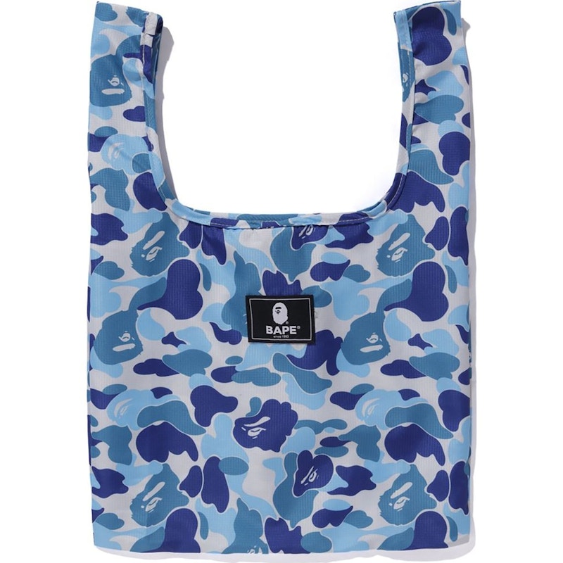 BAPE ABC Camo Shopping Bag M Blue