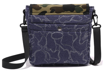 BAPE ABC Camo Shoulder Bag Navy