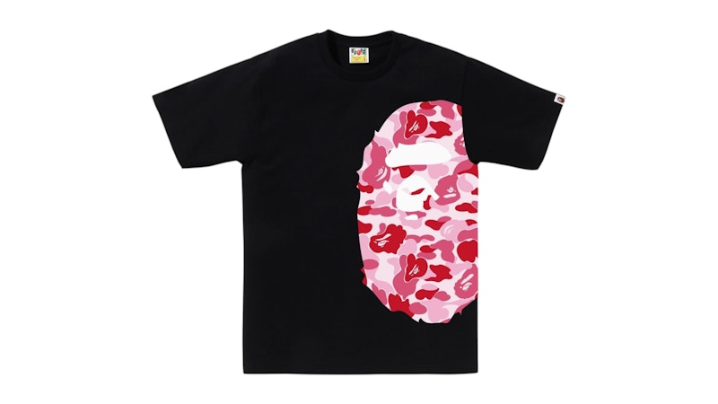 BAPE ABC Camo Side Big Ape Head Tee (FW25) Black/Pink